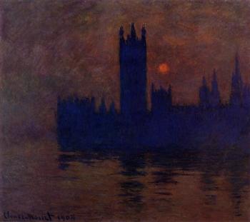 Claude Oscar Monet : Houses of Parliament, Sunset II
